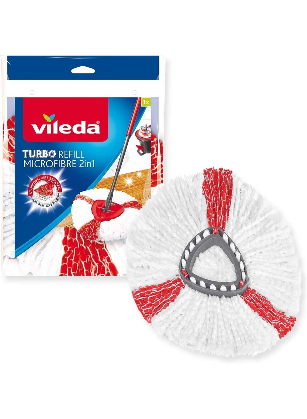Vileda Easy Wring & Clean TurboSmart 2in1 Mop Refill
