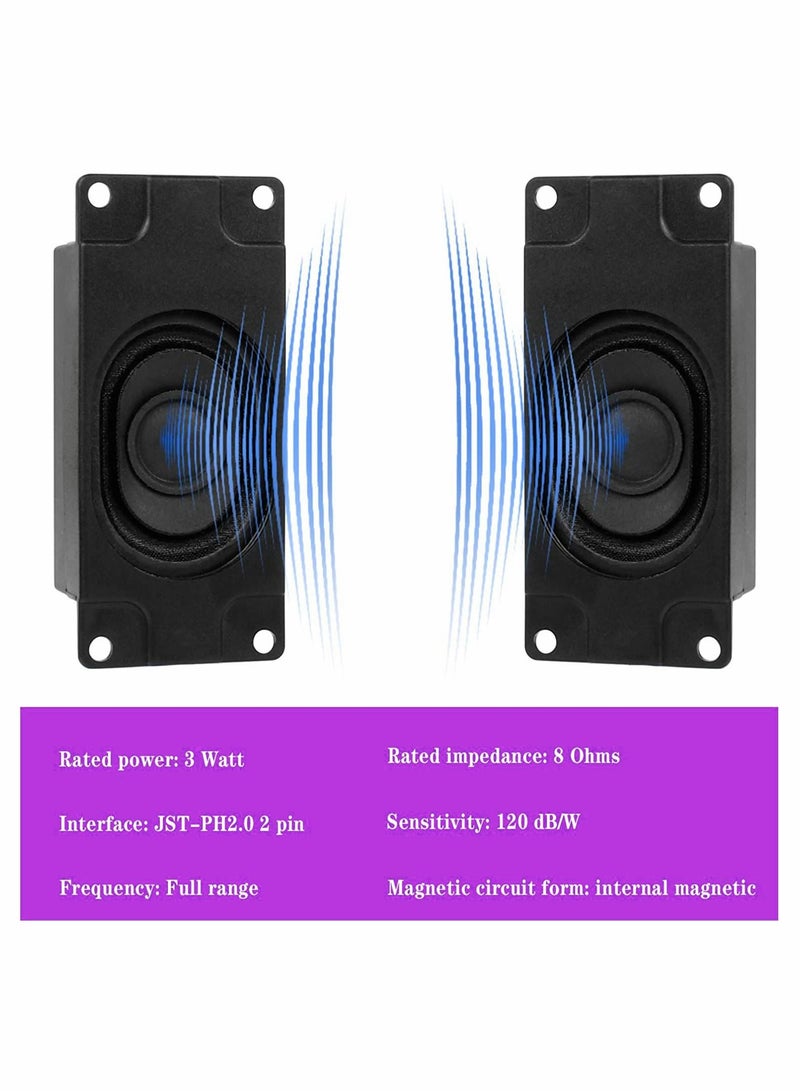 SYOSI Wired Speaker Mini Loundspeaker for Small Electronic Projects Advertising Machines LCD TV Monitors 4Pack Black  - Image 4