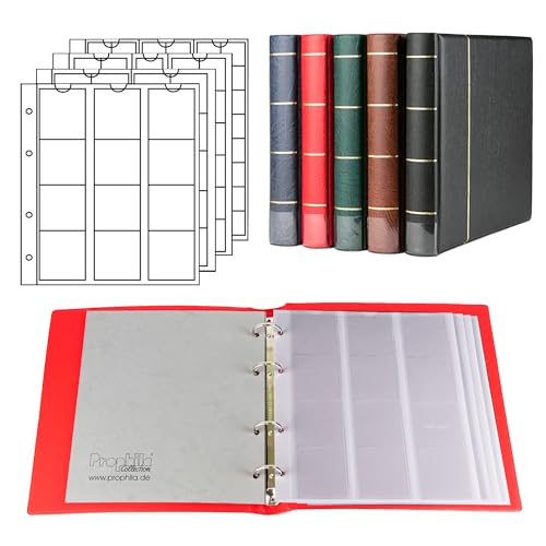 Prophila Collection Prophila Coin Album with 4 Cases for 110 Coins - Image 1