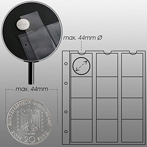 Prophila Collection Prophila Coin Album with 4 Cases for 110 Coins - Image 3