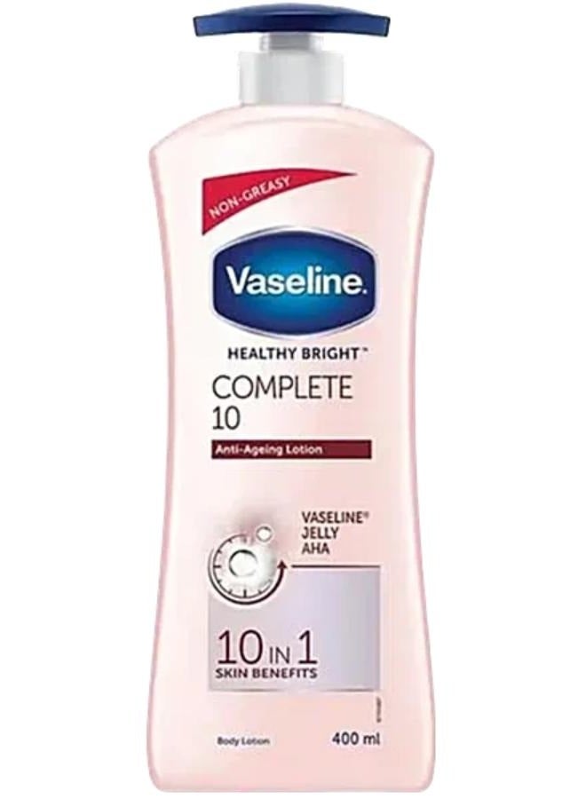 Vaseline Healthy Bright Complete 10 Anti Ageing Body Lotion 10 In 1 Skin Benefits Jelly