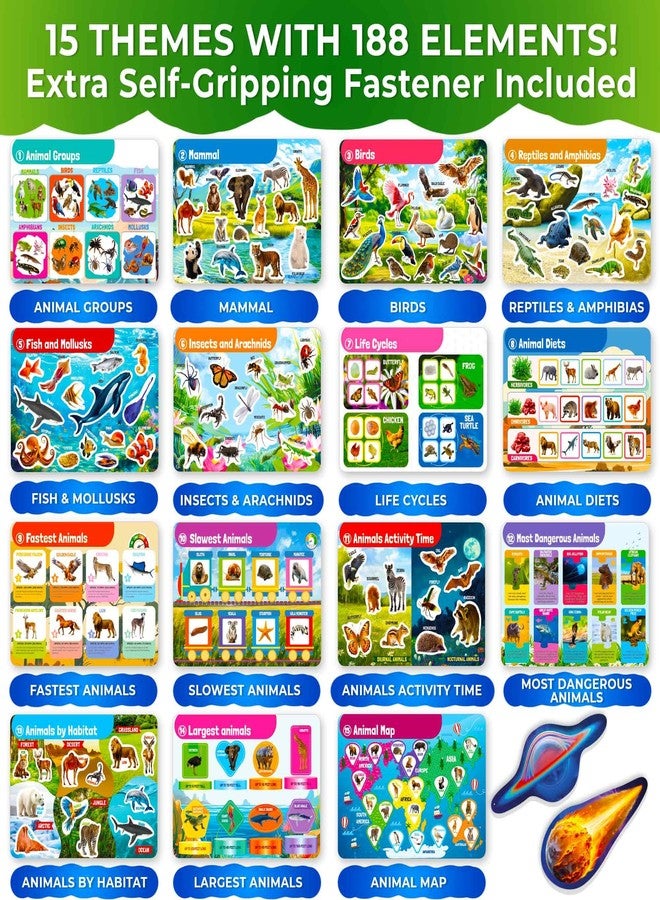 QUOKKA Montessori Busy Book for Ages 4-8 - Pre K Toddler Learning Activities for Homeschooling - My Preschool Busy Book for Toddlers 3-5 - 15 Kids Educational Animal Activities - Image 3