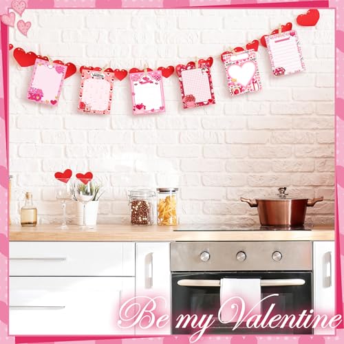 Lincia 36 Pack Valentine's Day Mini Notepads Valentines Gifts Bulk 4 x 3 Inch Heart Small Notebook Valentines Stationery Galentines Party Favors for Teacher Student School Classroom Supplies(Heart) - Image 5