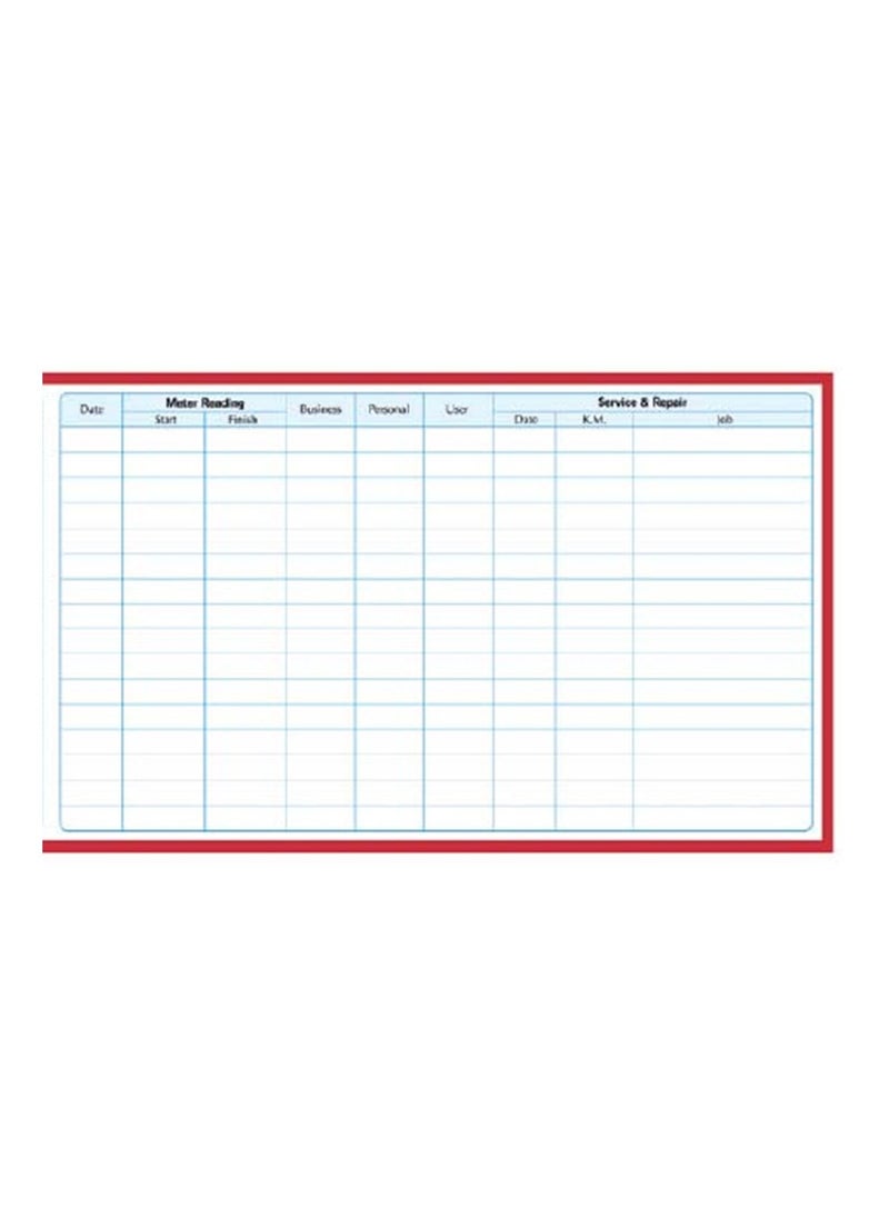 Psi - 3-Piece Vehicle Log Book Assorted Colours - Image 1