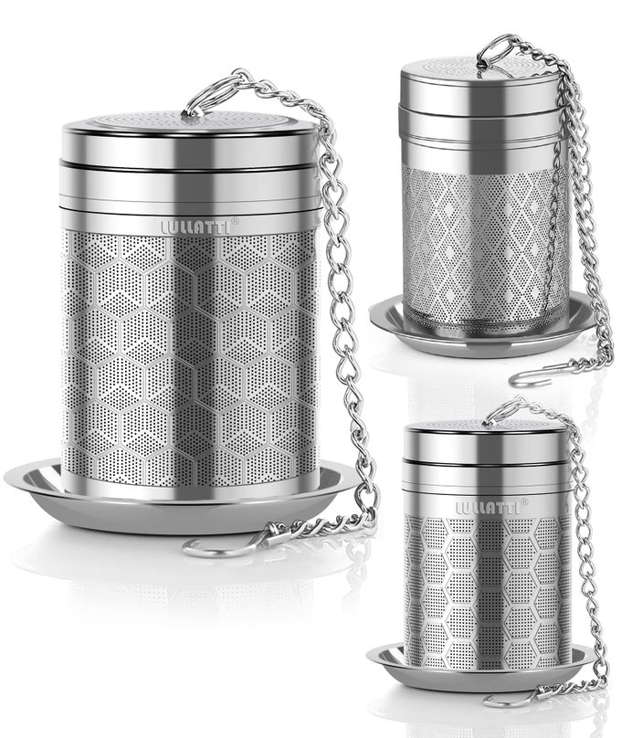 TEA BALLS FOR LOOSE TEA 21 PACK 188 STAINLESS STEEL TEA INFUSER SET EXTRA FINE MESH TEA STRAINERS FOR BREW TEA SPICES SEASONINGS