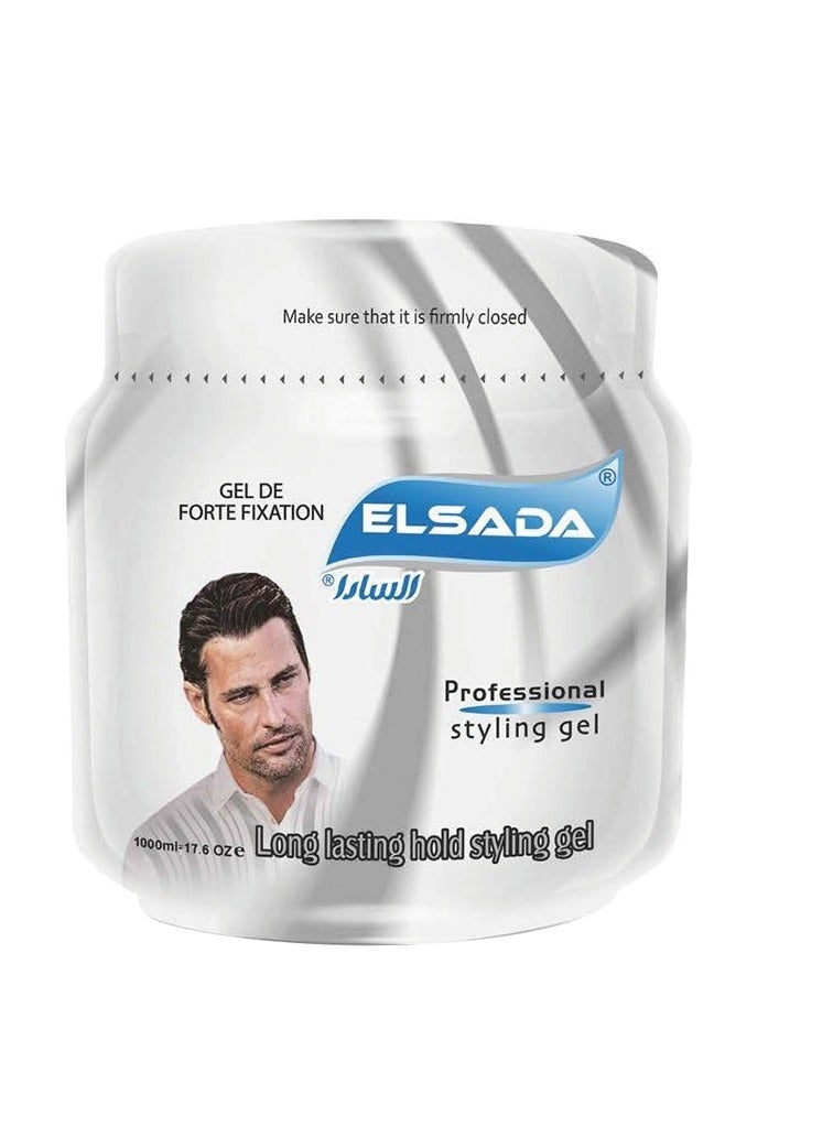 Elsada Professional Styling Gel Gray 1000ml - Image 2