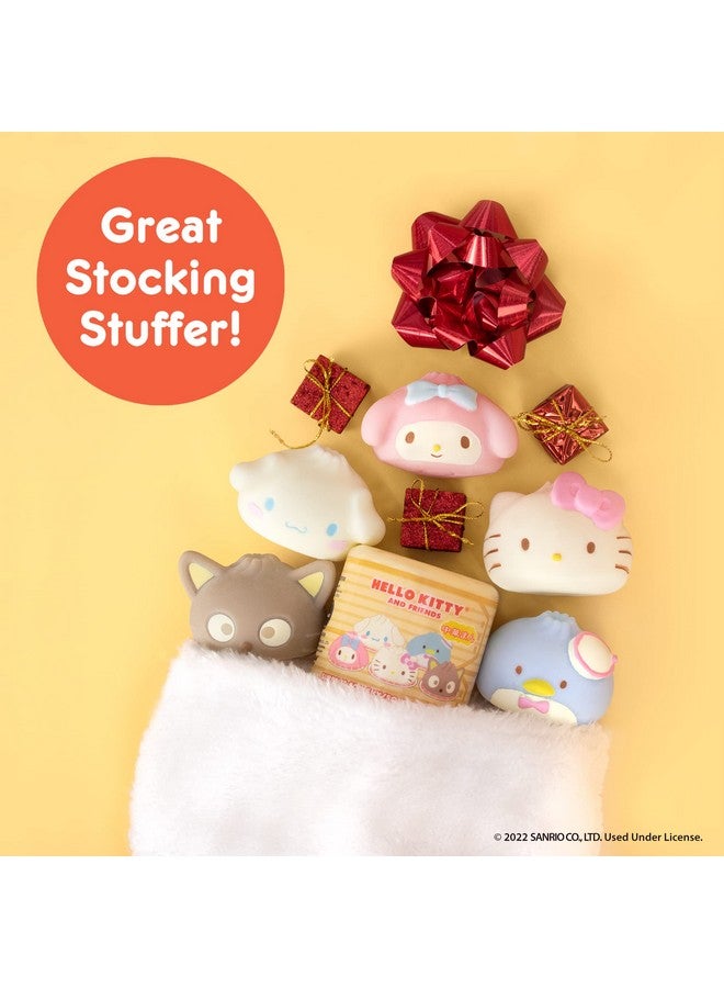 Hamee Sanrio Hello Kitty And Friends Cute Water Filled Surprise Capsule Squishy Toy [Steamed Bun] [Birthday Gift Bag, Party Favor, Gift Basket Filler, Stress Relief] - 2 Pc. (Mystery - Blind Capsule) - Image 2