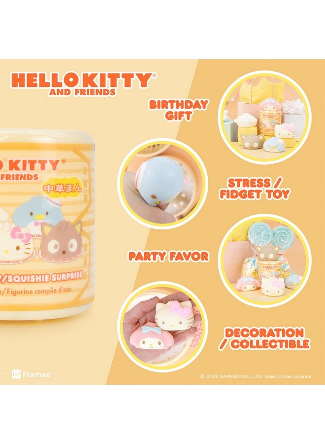 Hamee Sanrio Hello Kitty And Friends Cute Water Filled Surprise Capsule Squishy Toy [Steamed Bun] [Birthday Gift Bag, Party Favor, Gift Basket Filler, Stress Relief] - 2 Pc. (Mystery - Blind Capsule) - Image 3