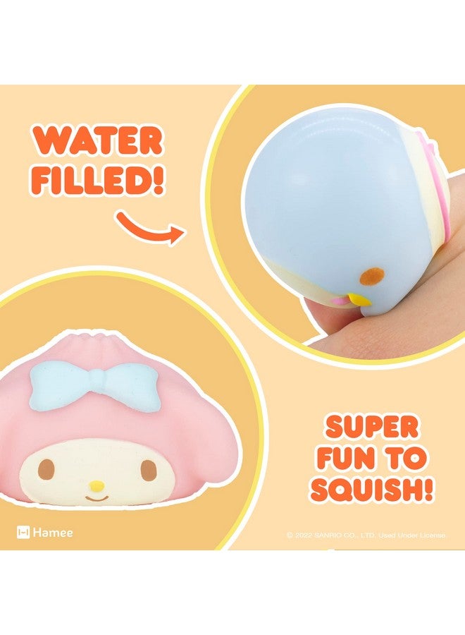 Hamee Sanrio Hello Kitty And Friends Cute Water Filled Surprise Capsule Squishy Toy [Steamed Bun] [Birthday Gift Bag, Party Favor, Gift Basket Filler, Stress Relief] - 2 Pc. (Mystery - Blind Capsule) - Image 5