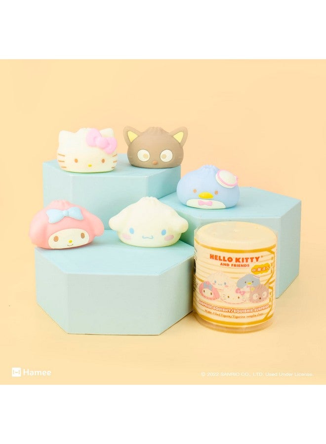 Hamee Sanrio Hello Kitty And Friends Cute Water Filled Surprise Capsule Squishy Toy [Steamed Bun] [Birthday Gift Bag, Party Favor, Gift Basket Filler, Stress Relief] - 2 Pc. (Mystery - Blind Capsule) - Image 4