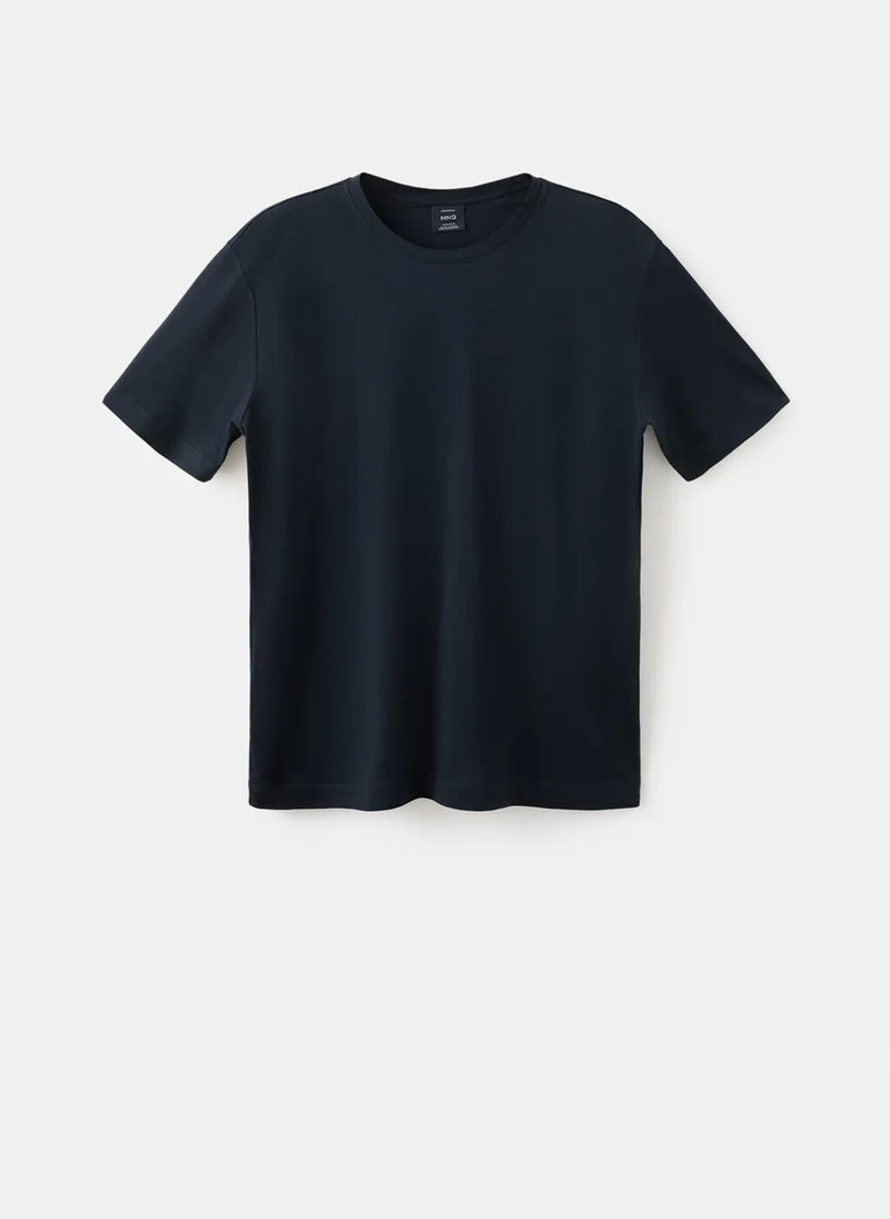 Mango Man  100% cotton T-shirt regular fit for Men | Best Price UAE