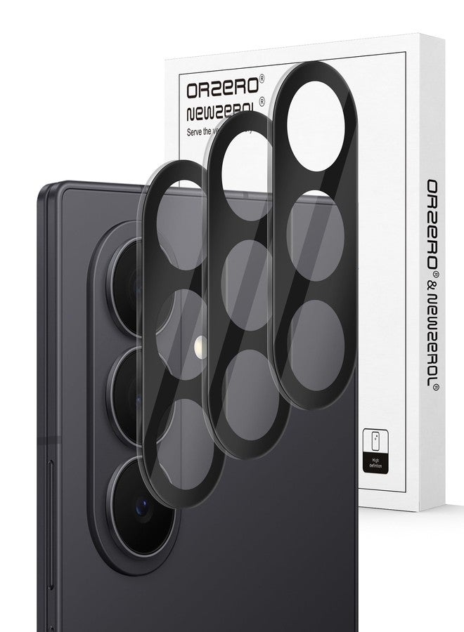 Orzero (3 Pack) Camera Lens Protector Compatible for Samsung Galaxy Z Fold 7, Protector de Cámera Tempered Glass 9H Precise Camera Cutouts Anti-Scratch Does Not Affect Night Shots and Flash - Image 1