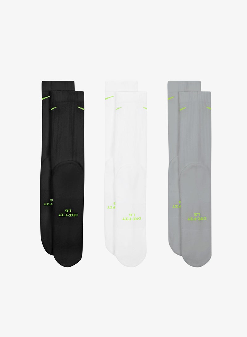 Nike 3-Pack Everyday Elevated Crew Socks - Image 1