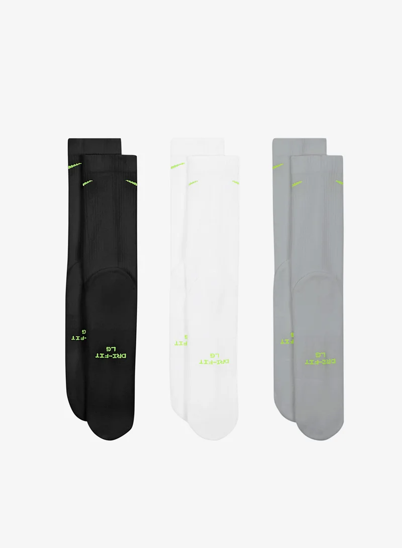 Nike 3-Pack Everyday Elevated Crew Socks