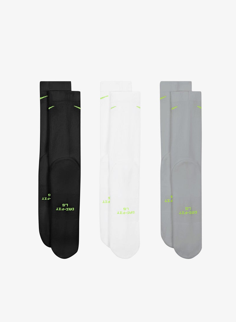 Nike 3-Pack Everyday Elevated Crew Socks - Image 2