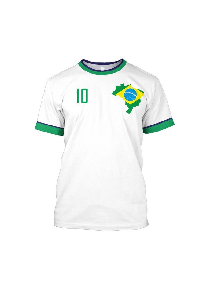 KUYING New Football Jersey Top With Short Sleeves  - Image 1