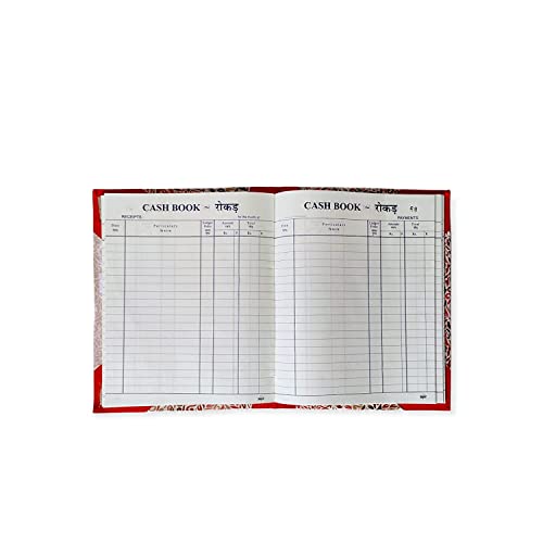 Peeplvalue Pack of 5 Cash Book Copy Size with Hard Binding Cover for Long Durability-(120 pages-19 X 15 CM) - Image 2