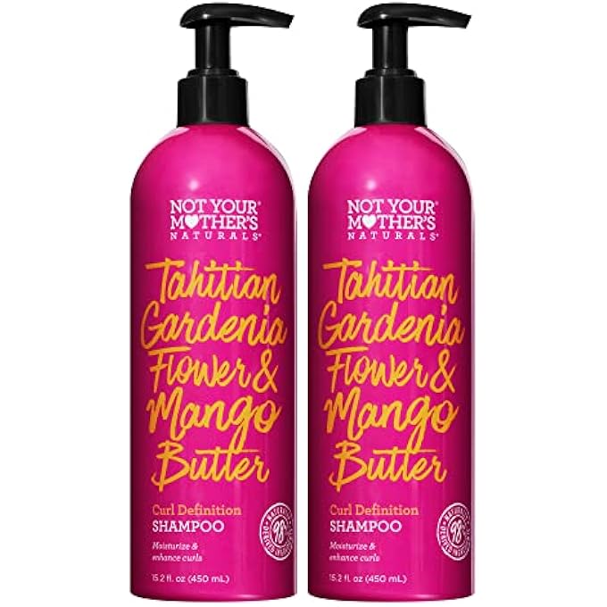 Not Your Mother's NATURALS CURL DEFINITION SET - TAHITIAN GARDENIA FLOWER & MANGO BUTTER - MOISTURIZE AND ENHANCE CURLS (SHAMPOO, 2-PACK) - Image 1