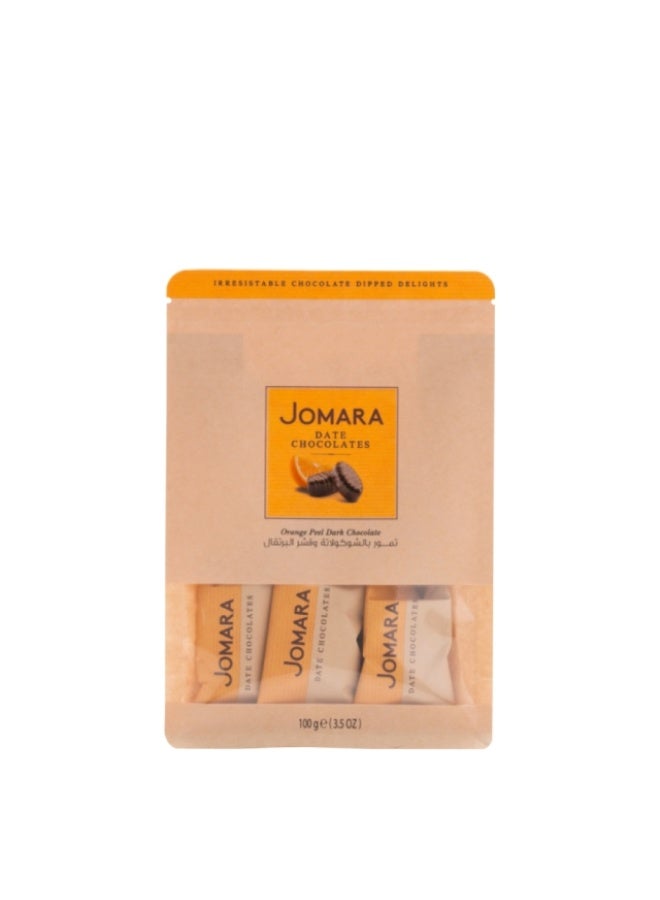 Chocolates Dates  Orange Peel - 100g pouch