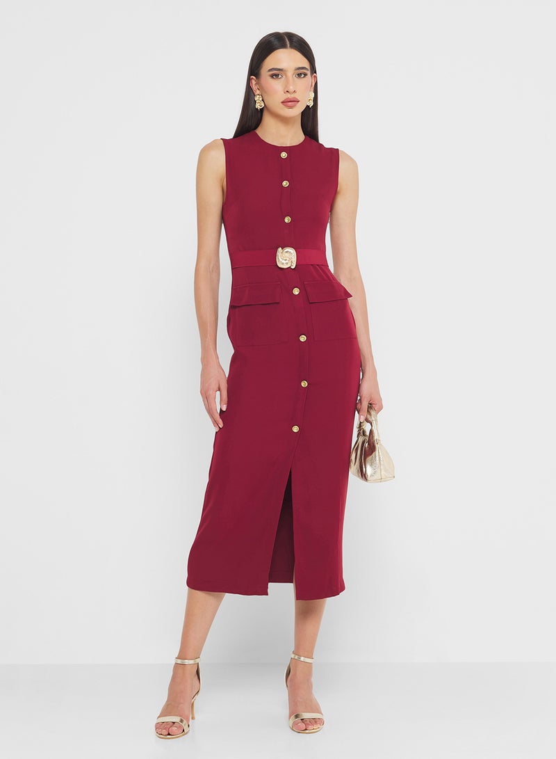 ايلا فستان بحزام - Image 4