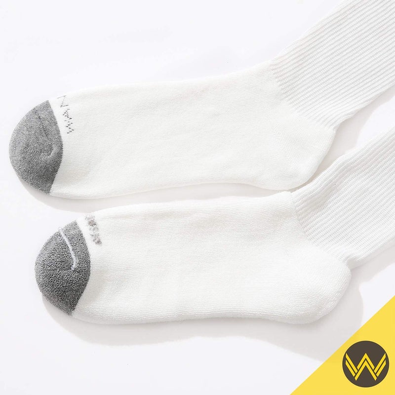 WANDER Men's Cushion Crew Socks 3 Pairs Athletic Running 8-13 Socks Men Cotton Sport Wicking Work - Image 3