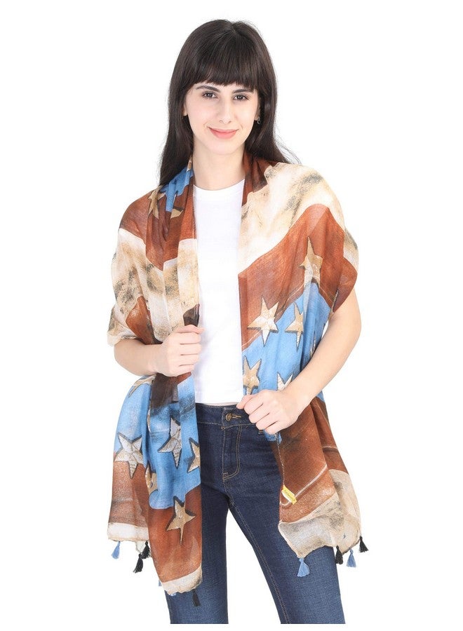 FabSeasons Printed Cotton Unisex Scarf, Scarves, Stole & Shawl for Summer & Winter For Women & Girls, Size 75 * 180 cms - Image 1