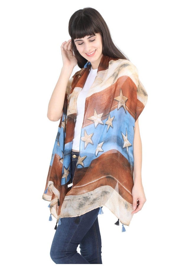 FabSeasons Printed Cotton Unisex Scarf, Scarves, Stole & Shawl for Summer & Winter For Women & Girls, Size 75 * 180 cms - Image 2