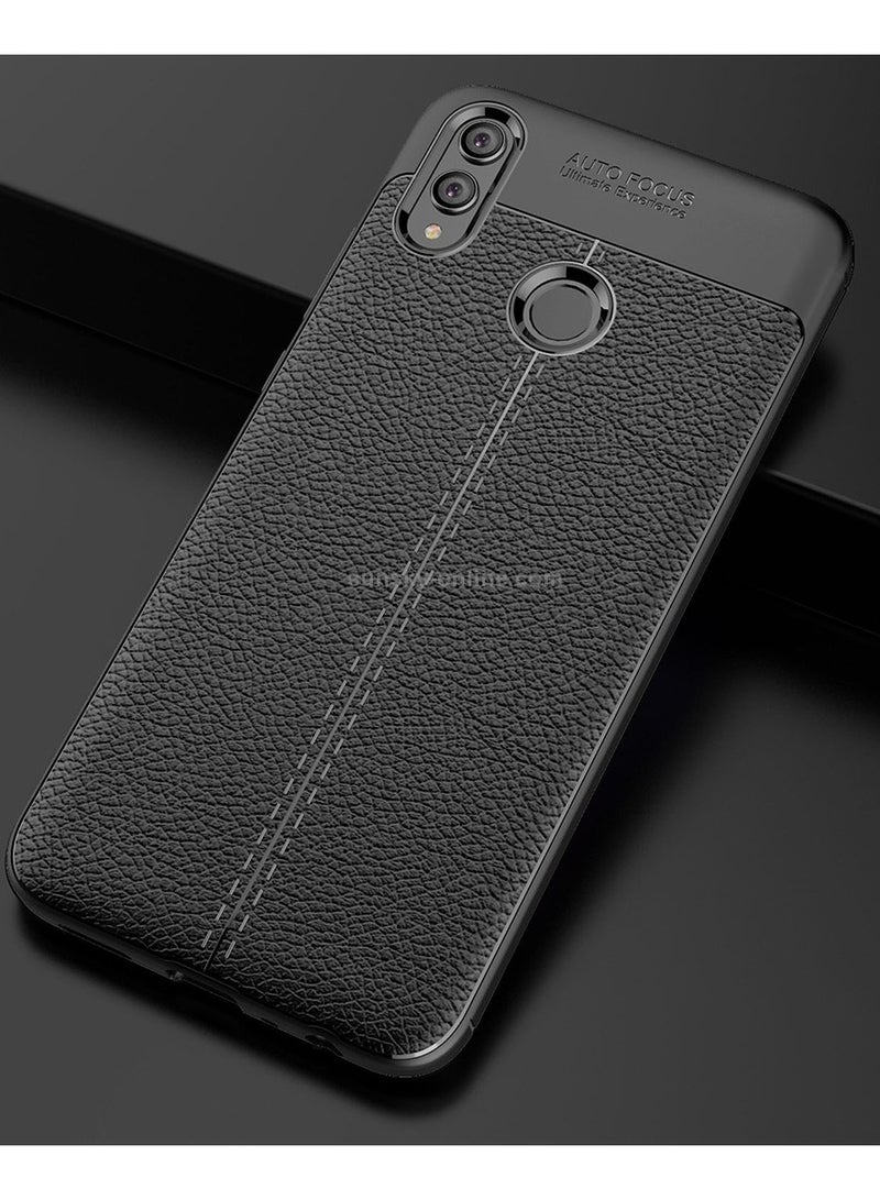 أوتو فوكس جراب حمايه سيليكون تصميم2 مقاوم للصدمات حمايه للكاميرا متوافق مع Honor 8x (اسود) - Image 2