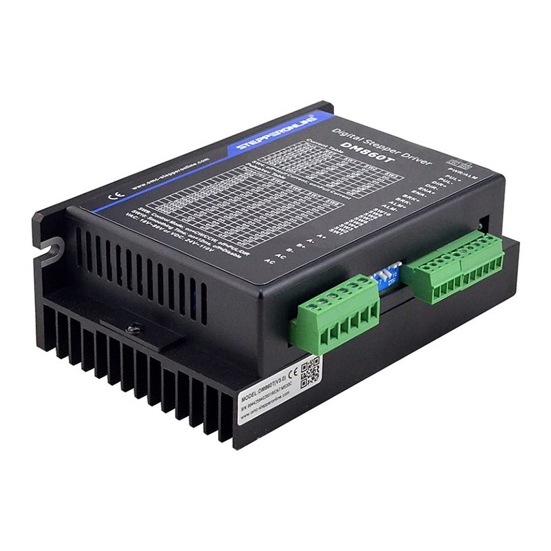 STEPPERONLINE محرك خطوة رقمي STEPPERONLINE CNC 2.4-7.2A 18-80VAC أو 36-110VDC لمحرك Nema 34 و 42 DM860T - Image 3