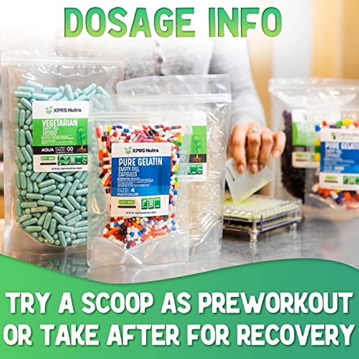 XPRS Nutra L Carnitine L Tartrate Powder - Premium Pure L Carnitine Tartrate - L-Carnitine Powder - Vegan Friendly Bulk L Carnitine - Amino Acid Supplement (16 Ounce) - Image 5