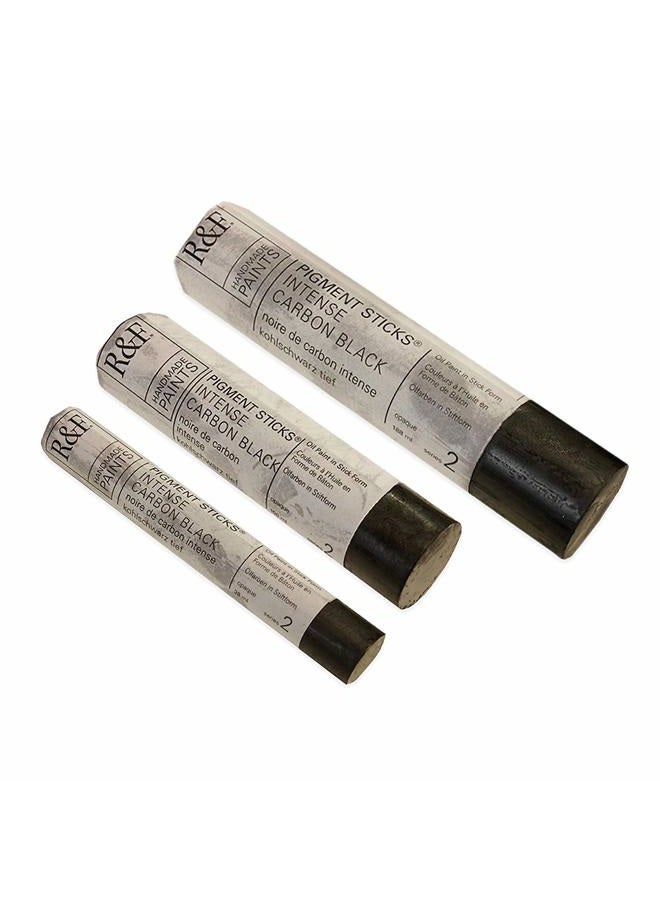 R&F أصباغ مصنوعة يدويًا - عصا صبغة زيتية احترافية، أسود كربوني مكثف، 38 مل - Image 3