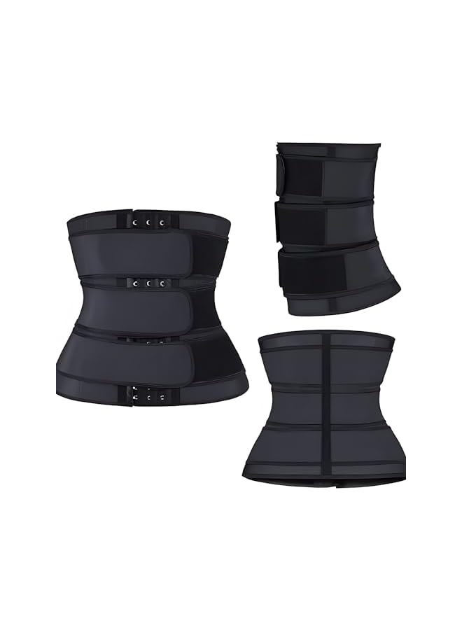 S-TOP Waist Trainer for Women, Waist Slimming Workout Neoprene Belt Body Shaper Belt Waist Trainer, Waist Trimmer for Men and Women, Women Sculpting Back Support and Improved Posture - Image 4