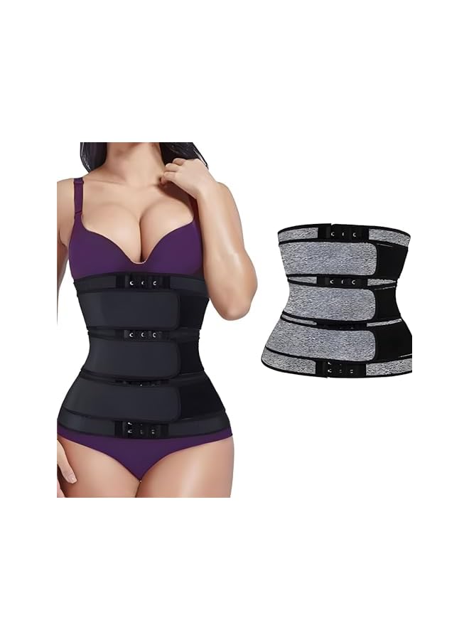 S-TOP Waist Trainer for Women, Waist Slimming Workout Neoprene Belt Body Shaper Belt Waist Trainer, Waist Trimmer for Men and Women, Women Sculpting Back Support and Improved Posture - Image 5