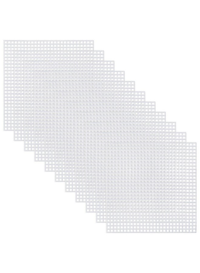 بليلي 30 قطعة من قماش شبكي بلاستيكي مكون من 6 قطع للتطريز، وصناعة خيوط الأكريليك، ومشاريع الحياكة والكروشيه (4.1 × 4.1 بوصة) - Image 1