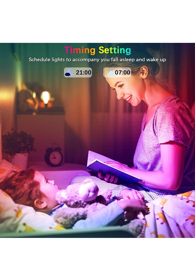 5M USB مصباح LED ، ذكي بلوتوث RGB مصباح مع التطبيق التحكم ، ضبط الوقت ، وضع الموسيقى ، ديكور الصمام مصباح الشريط ، غرفة نوم ، الكمبيوتر ، مجلس الوزراء ( USB 5M-GM001 ) . - Image 3