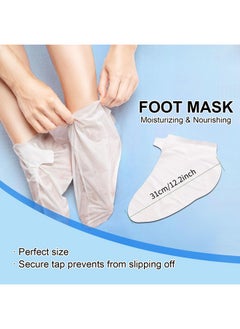 ROUSE Hand And Foot Mask Set 3 Pack Foot Mask & 3 Pack Hand Mask For Dry Cracked Hand Heel Moisturizing Glove & Socks With Nicotinamide + Shea Butter + Goat Milk  - Image 5