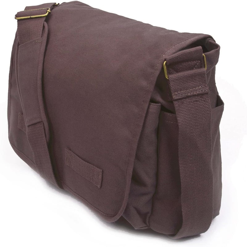 Sweetbriar Classic Vintage Messenger Bag - Original Heavyweight Cotton Canvas Shoulder Bag with Upgraded Features - Image 2