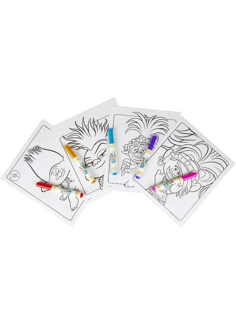Crayola Trolls 2, Color Wonder Mess Free Coloring Pages & Markers