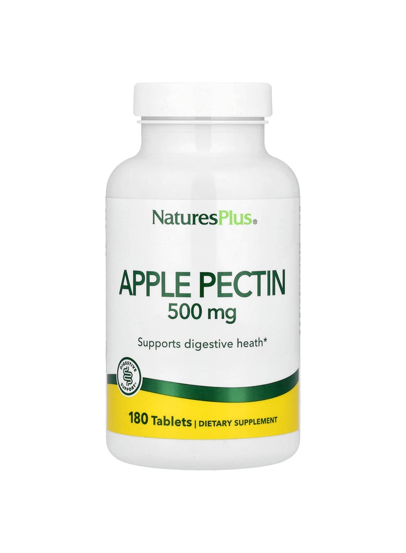 NaturesPlus Apple Pectin, 500 mg, 180 Tablets