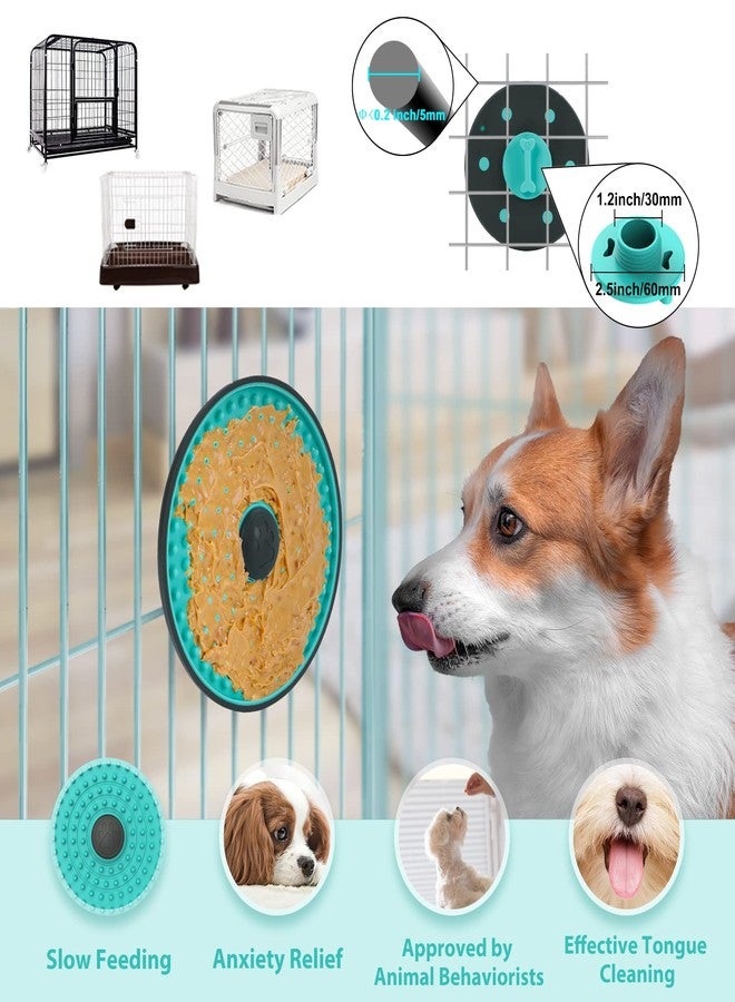 Lalolee Lick Mat for Dogs, Dog Crate Lick Pads Slow Feeder, Lick Pad Crate Training Toy Crate Lick Plate,Very Suitable Peanut Butter, Treats Yogurt, Bolognese, for Boredom Relief Licking Pad - Image 3