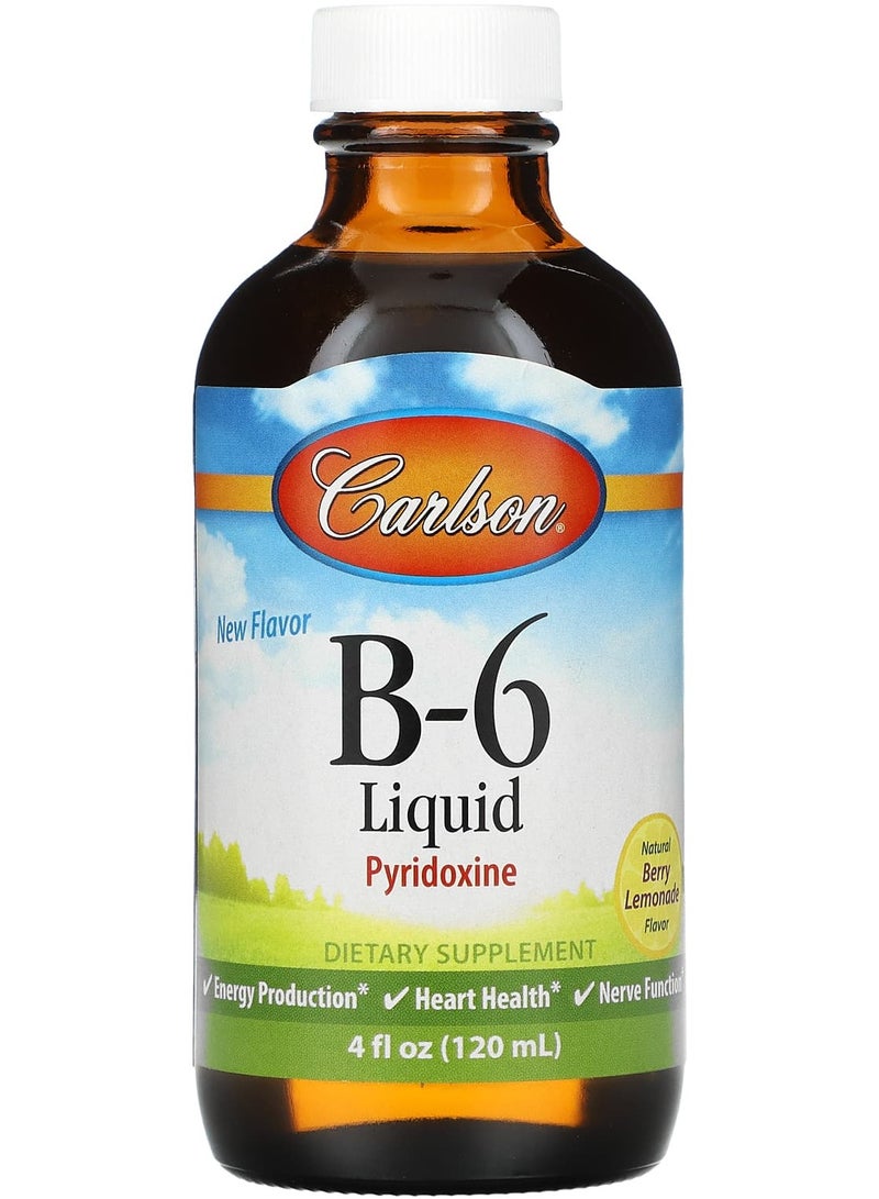 سائل B-6، ليمونادة التوت الطبيعي، 4 أونصة سائلة (120 مل)
