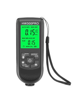 Generic HW-300PRO Car Paint Thickness Gauge, Digital Paint Thickness Meter, Automatic 0-2000UM Fe & NFe Coating Tester with Manual Automotive Paint Tools (Black)  - Image 1