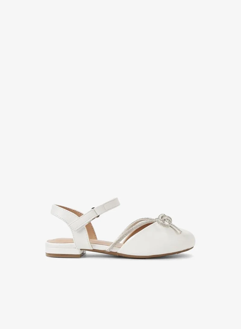 سيليست حذاء باليرينا بناتي برباط لاصق - تشكيلة رمضان