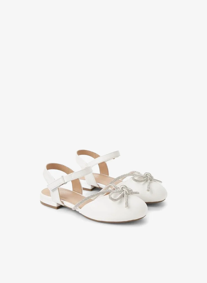 Celeste Girls Hook & Loop Ballerina Shoes