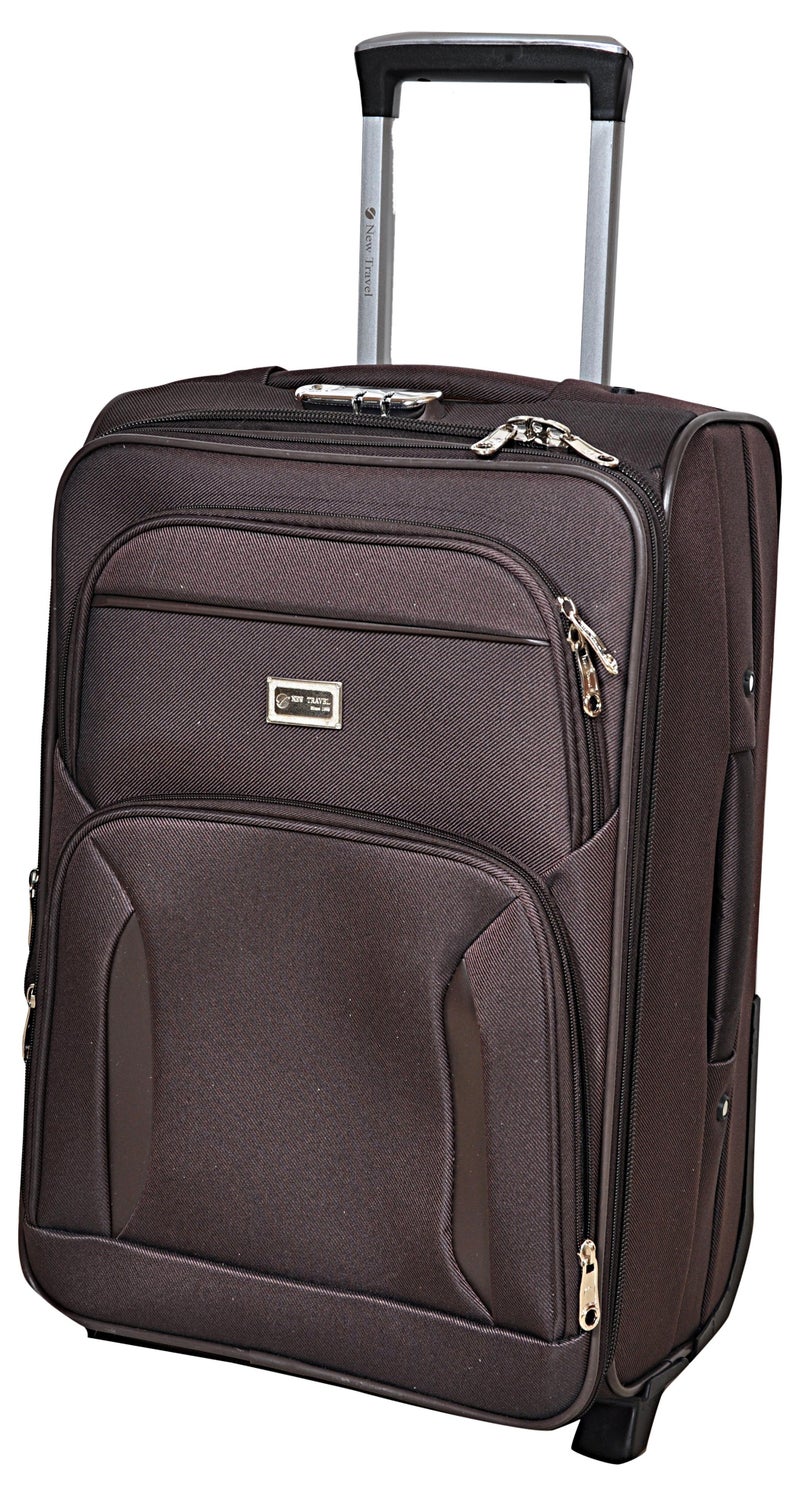 نيو ترافيل حقيبة أمتعة بعجلات بحجم صغير وجوانب ناعمة - Image 1