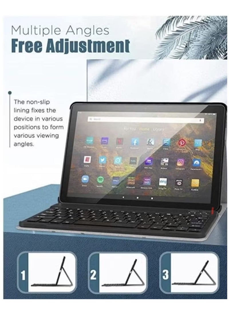 CCIT - CCIT A101W 5G 10.1 Inch Tablet PC Dual Sim 4GB RAM 128GB ROM 5800mAh Battery with Wireless Keyboard - Image 1