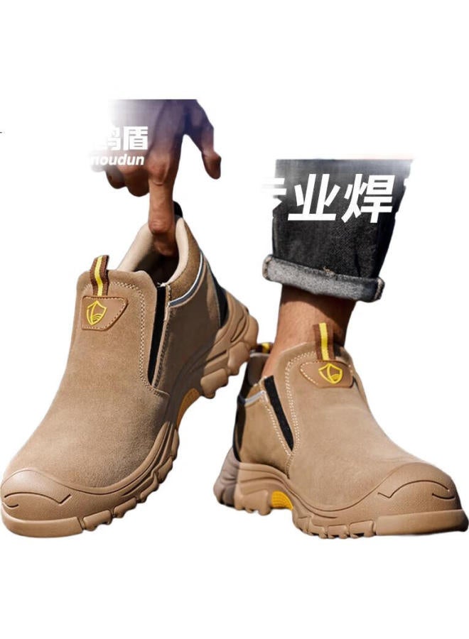 Blue Gull Shield Blue Seagull Shield Labor Protection Shoes Men Summer Breathable Welder Anti-Smashing Steel Toe Anti-Stab Safety Work Site Functional Shoes D257-1 44 - Image 2