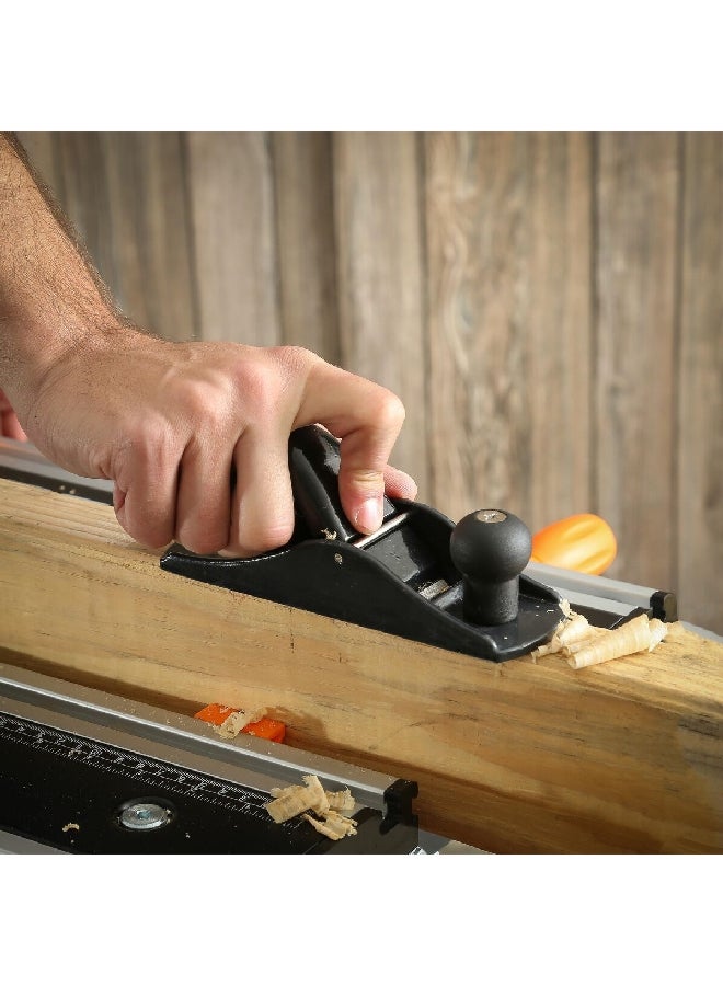 GREAT NECK High-Quality Sturdy Adjustable Block Plane Black 6.5 x 2.02 Inch C2 - Image 4