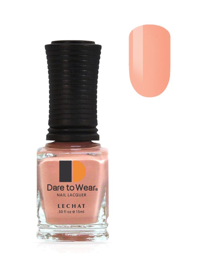 Lechat Nail Polish Super Shine Long Wear Lacquer Quick Drying Nail Color Resists Chips Fading Lasts Up To 3 Weeks Precise Application In One Stroke Nail Paint Nude Affair Dw214