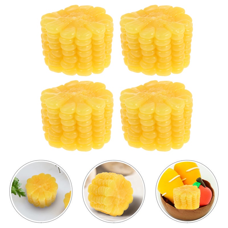 4pcs Artificial Vegetables Lifelike Vegetable Decor Vegetables Prop Vegetable Models - Image 2
